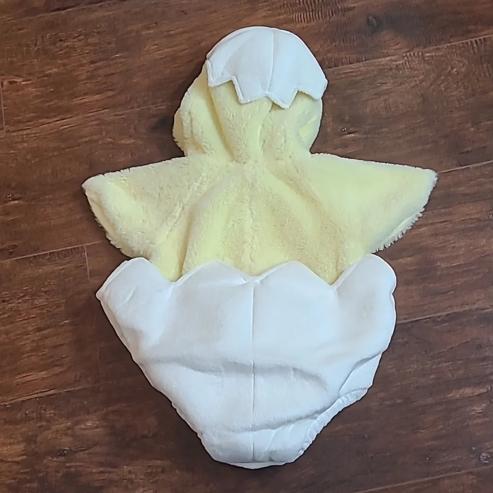 Pottery Barn Yellow Chick Hooded Baby Costume - Kids Accessories Size 6/12 M